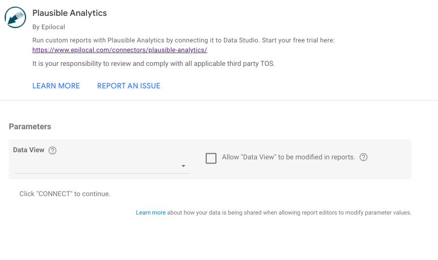 Google Looker Studio config